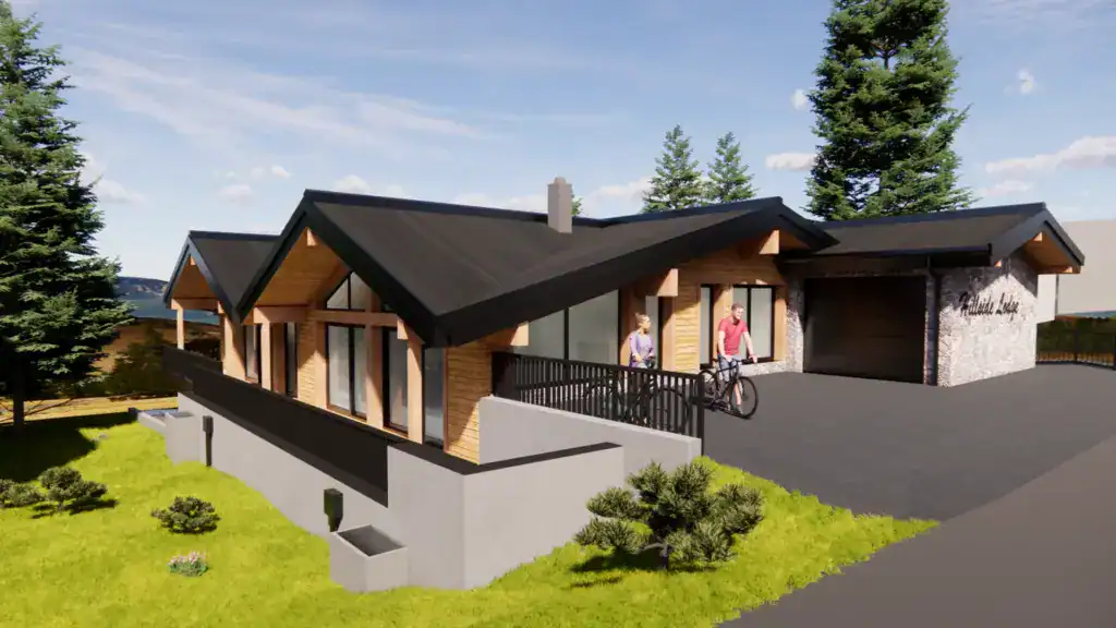 PLANHAK Hillside Lodge mit Garage