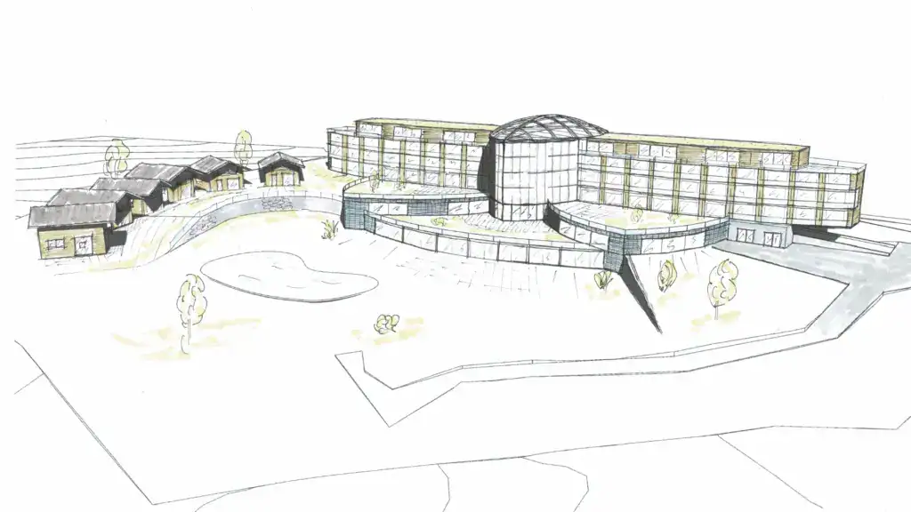 PLANHAK Hotel Lainer Skizze Farbe