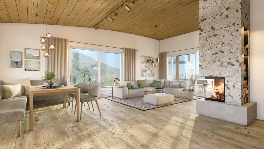 PLANHAK Wohnanlage Tauerngärten innen Interieur